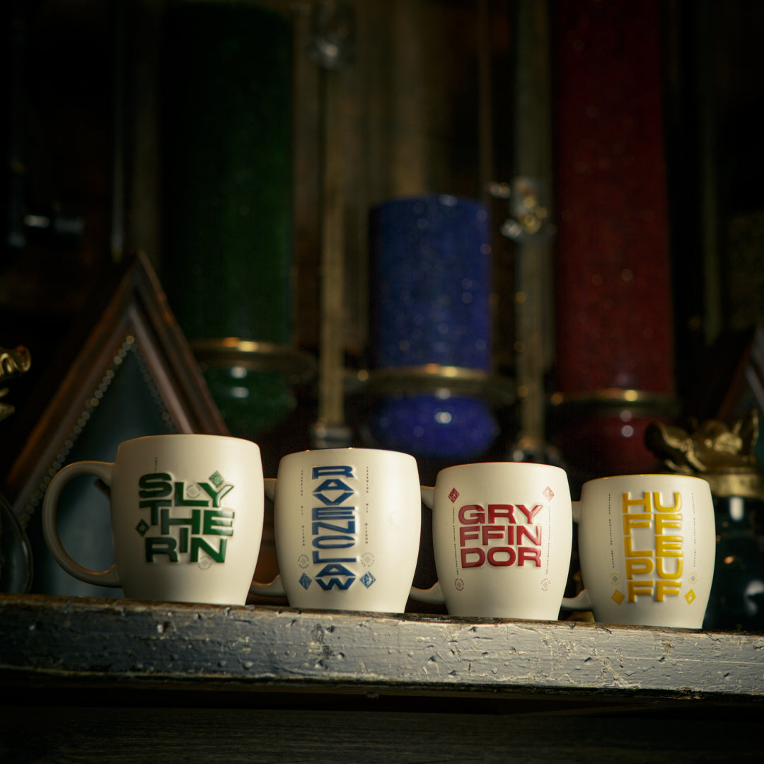 Hufflepuff House Mug with Badger Logo | 20oz Ceramic | Dishwasher Safe
