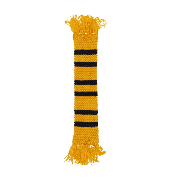 Hufflepuff Scarf Bookmark for Harry Potter Fans | Yellow & Black