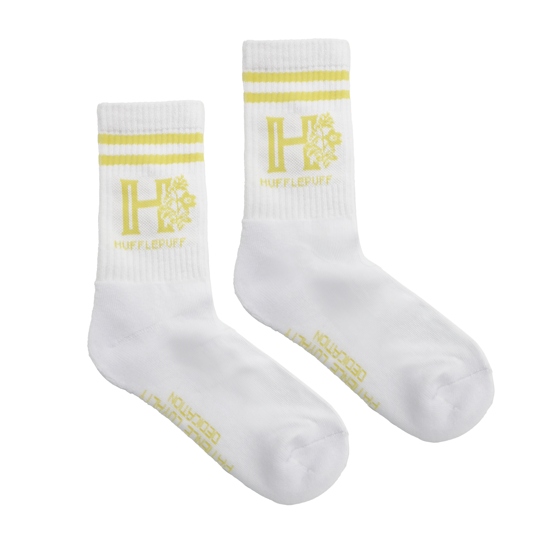 Hufflepuff House Socks with Golden Yellow Design | House Mascot