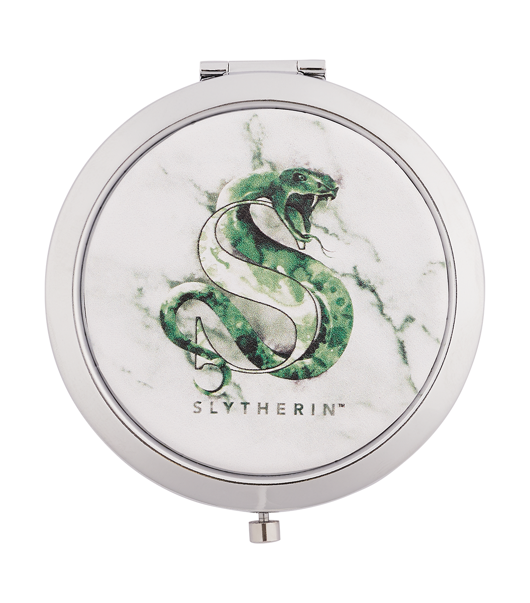 Slytherin Compact Mirror with Snake Design for Handbag | Harry Potter Gift