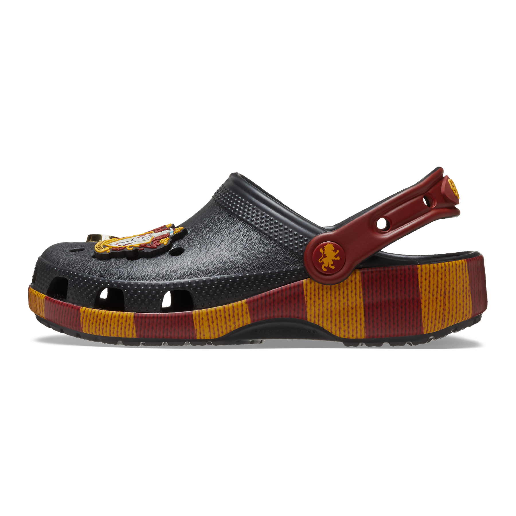 Kids Gryffindor Crocs with House Scarf Print & Jibbitz Charms | Harry Potter