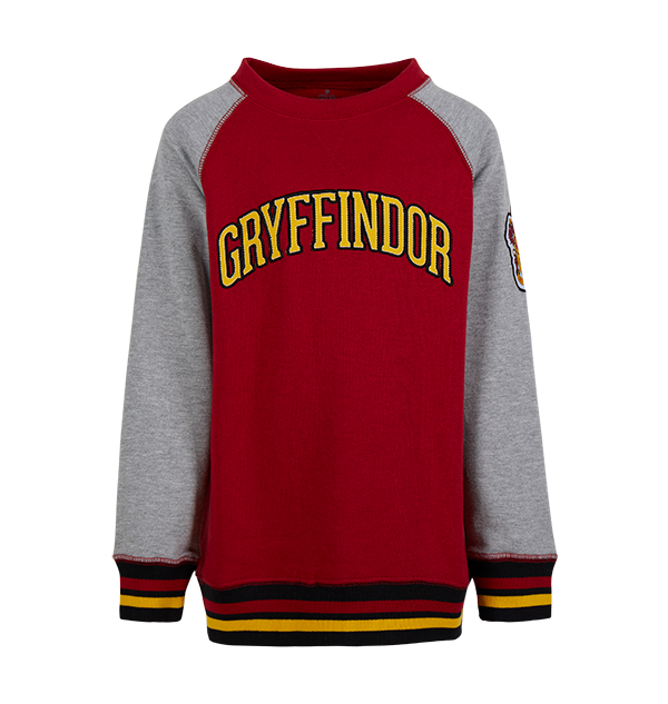 Gryffindor Kids Sweatshirt | Scarlet Red with House Logo