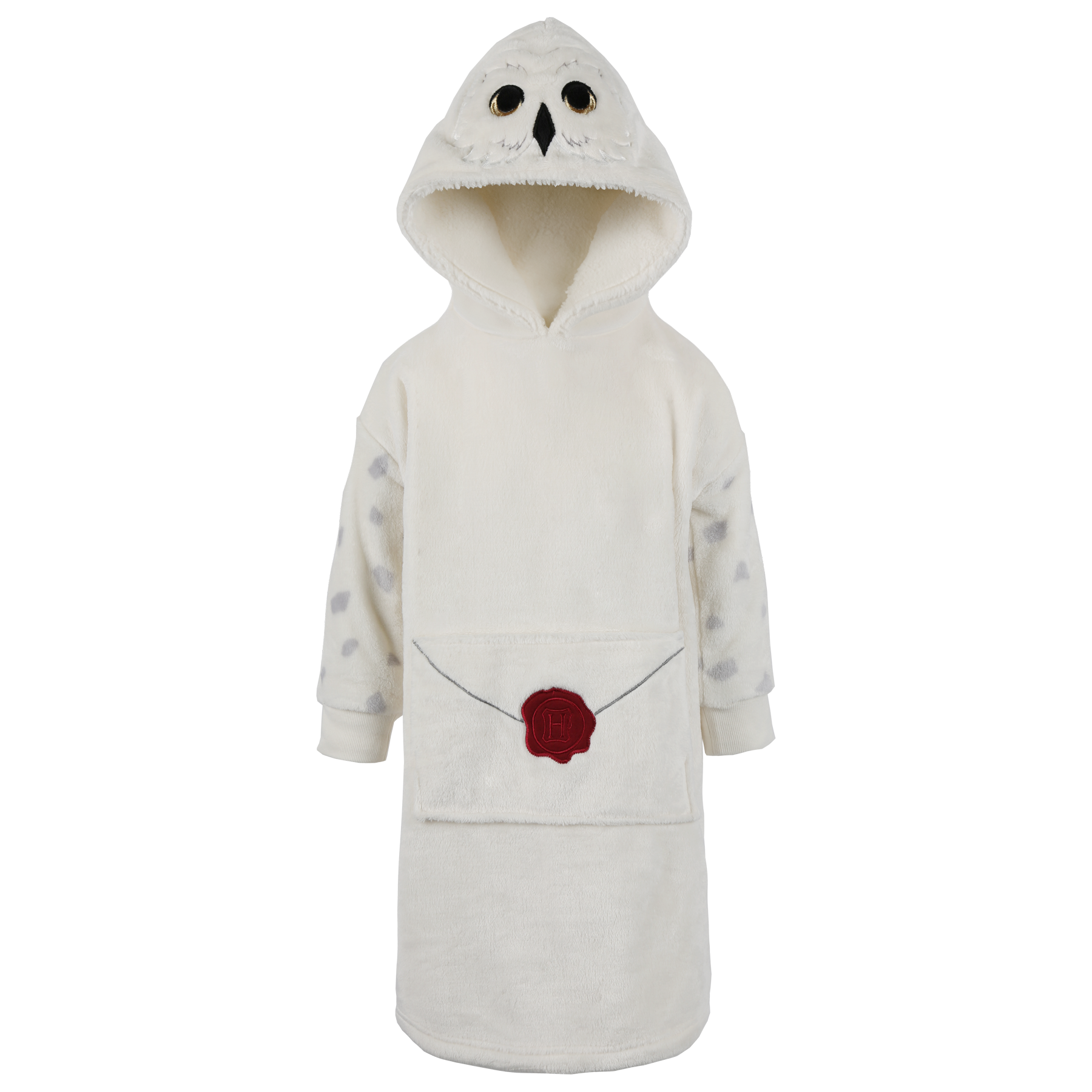 Kids Hedwig Fleece Hoodie with Faux Fur & Sherpa Lining | Harry Potter