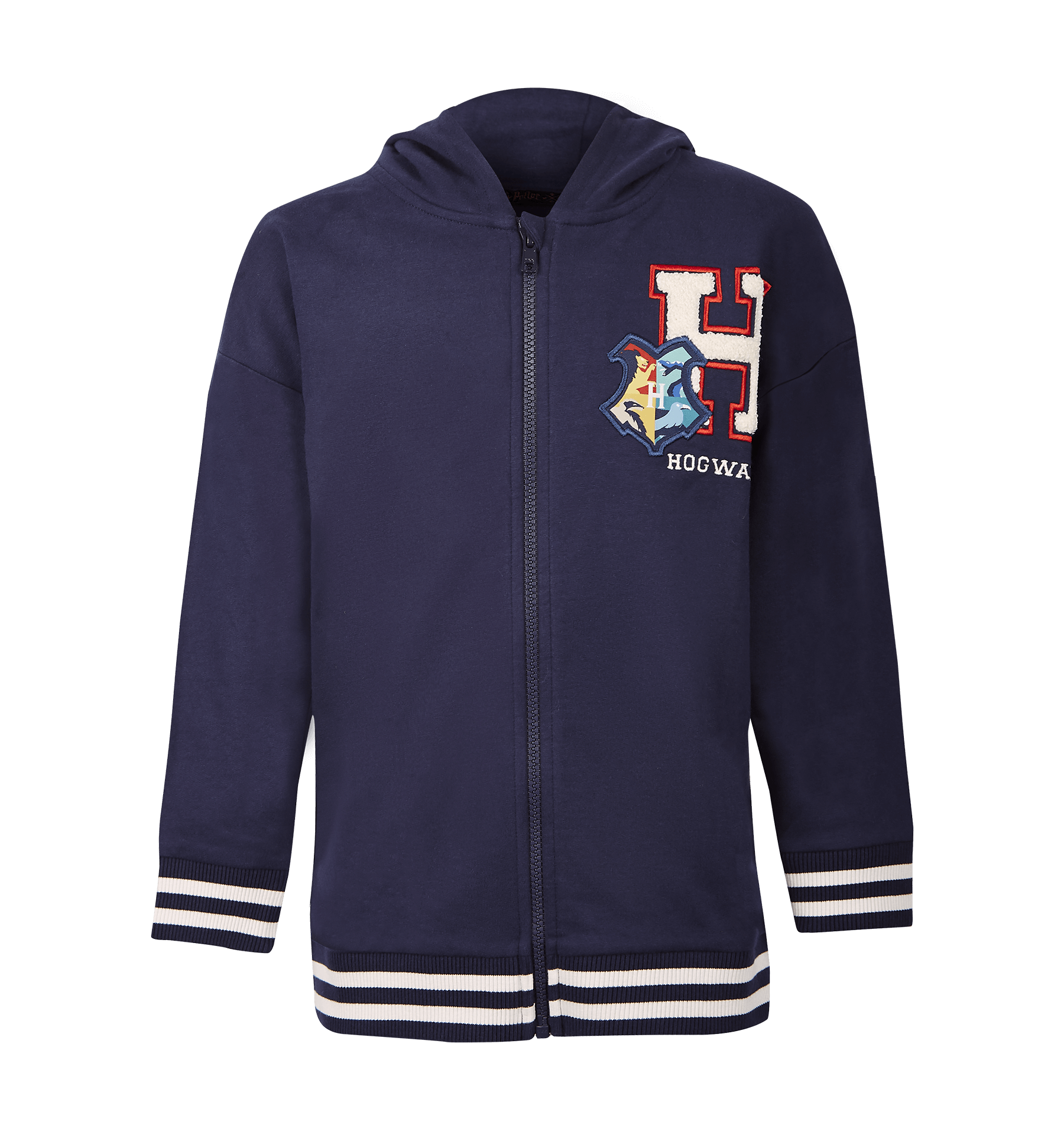 Kids Hogwarts Hooded Sweatshirt with Varsity Letter & Crest | Harry Potter