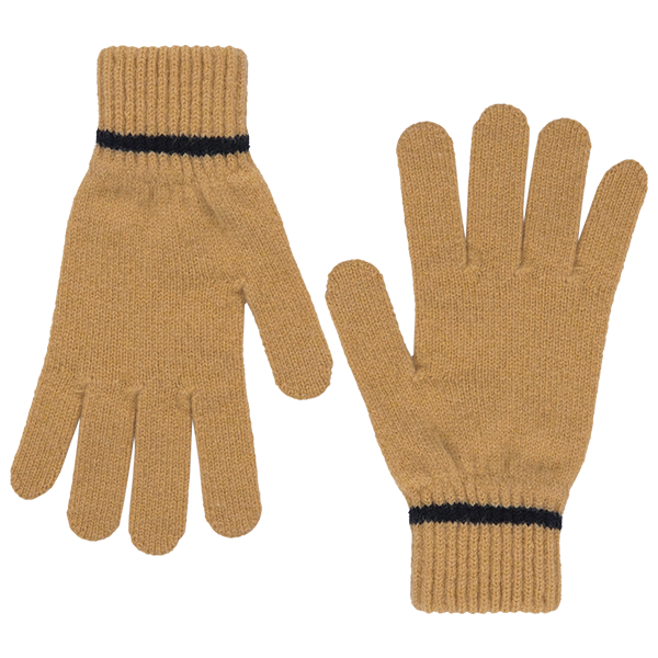 Authentic Hufflepuff Knit Gloves in House Colors | Lochaven Mill