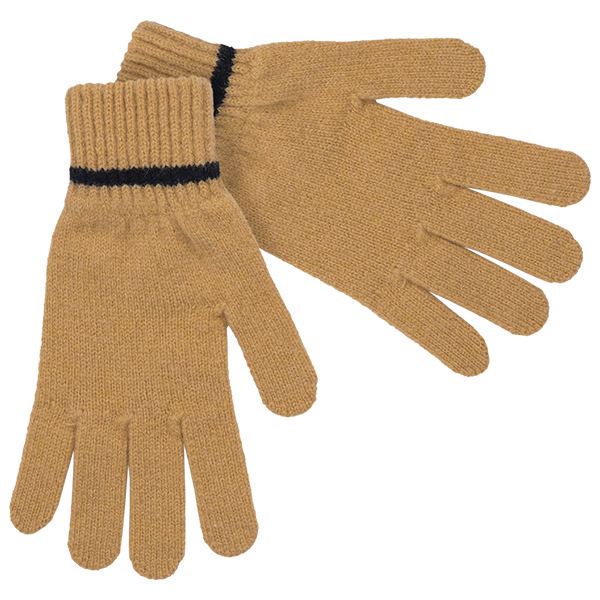 Authentic Hufflepuff Knit Gloves in House Colors | Lochaven Mill