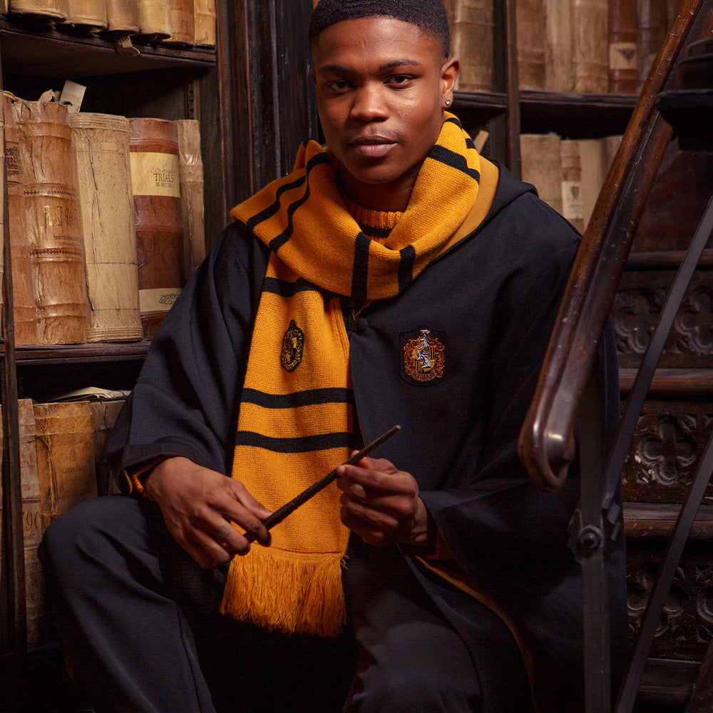 Hufflepuff Robe for Kids with Personalized Name & Embroidered Crest