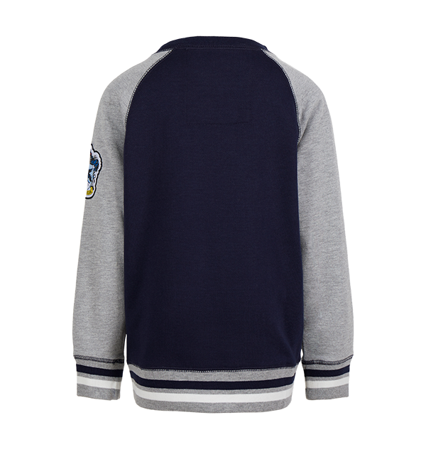 Ravenclaw Kids Sweatshirt with House Crest & Stripes | Harry Potter