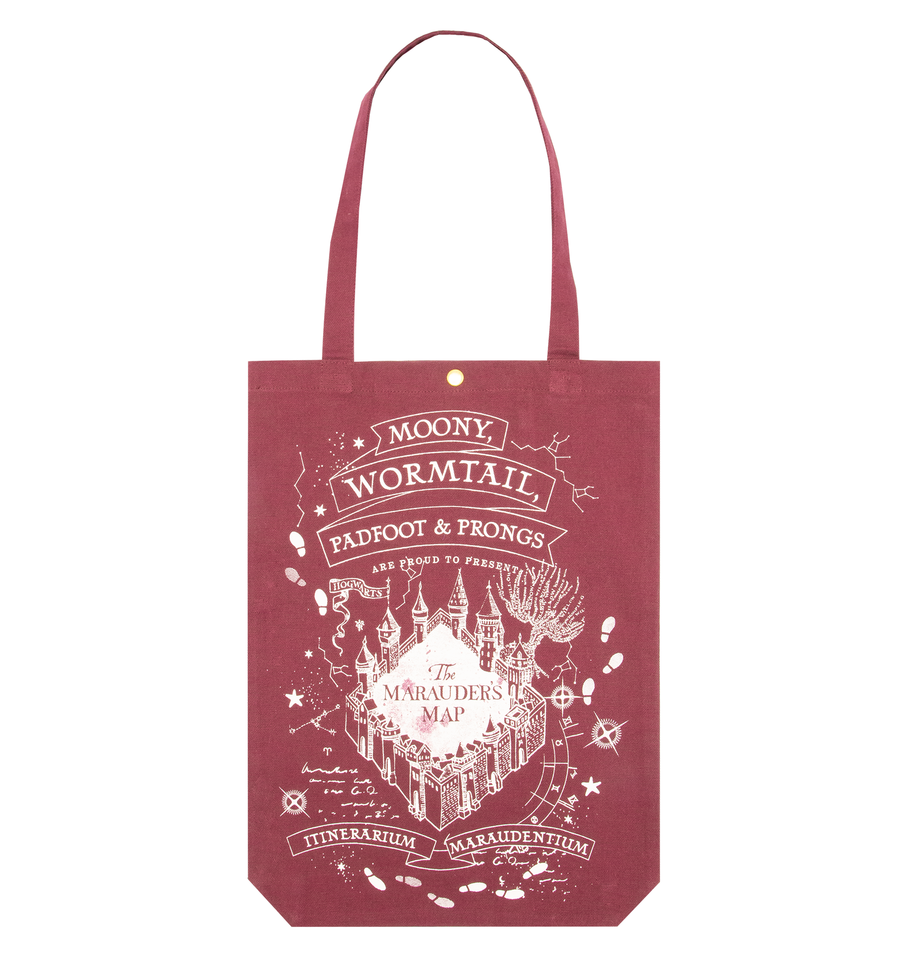 Marauder's Map Tote Bag for Wizards | Harry Potter Canvas Tote