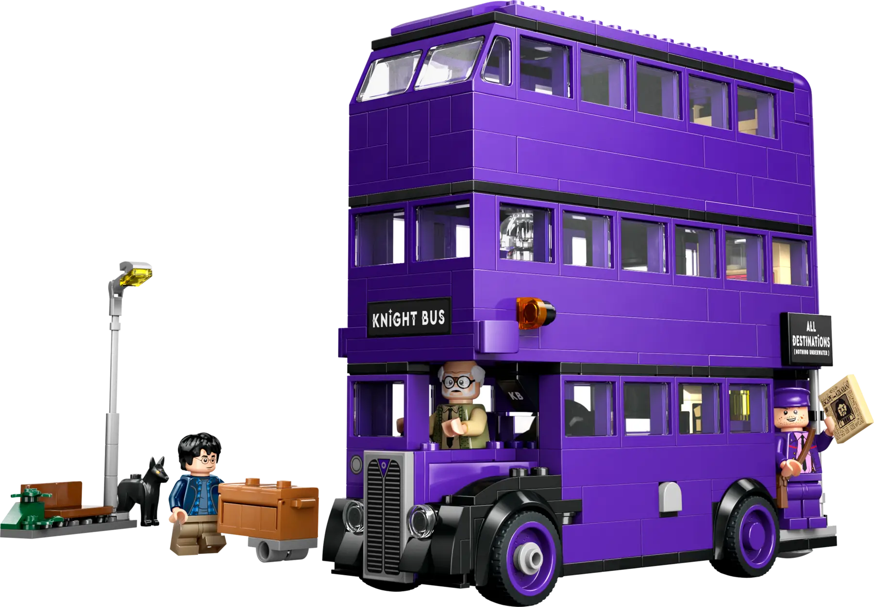 LEGO Harry Potter Knight Bus Toy Set with Minifigures | 499-Piece