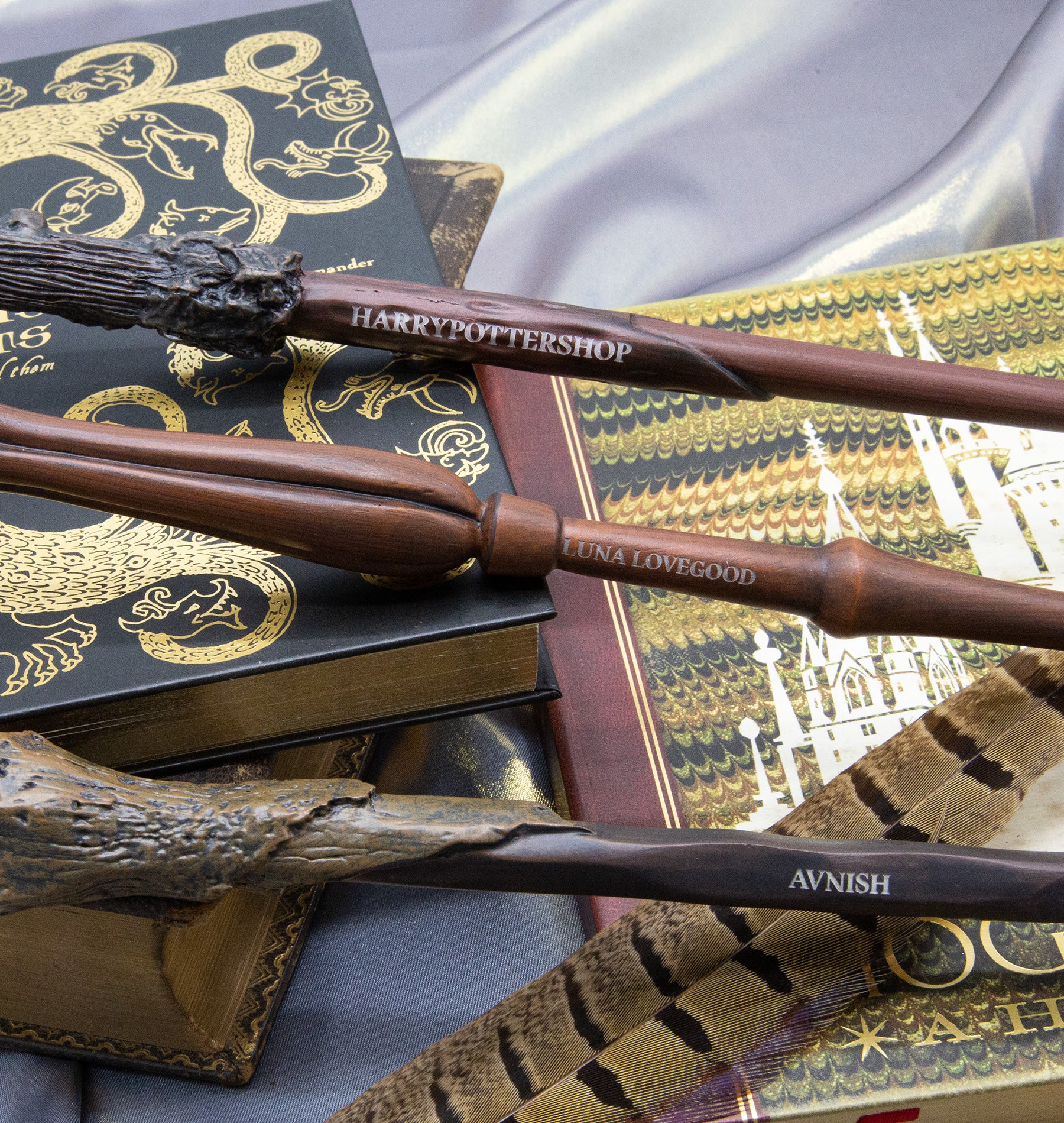 Luna Lovegood's Wand Replica for Harry Potter Collectors | 13.5" Resin Wand