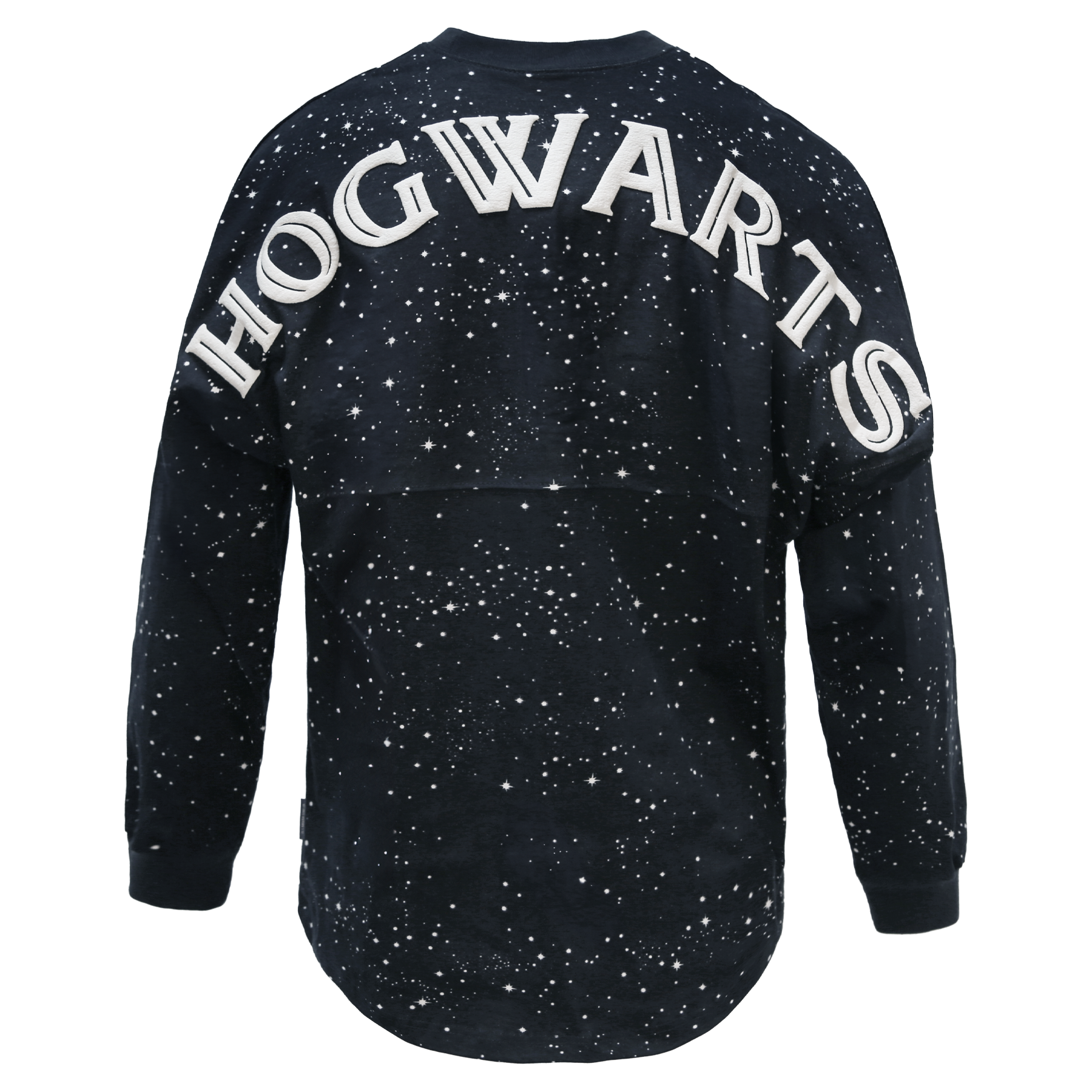 Hogwarts Oversized Sweatshirt with Silver Stars & Hedwig Art | Magical Hogwarts