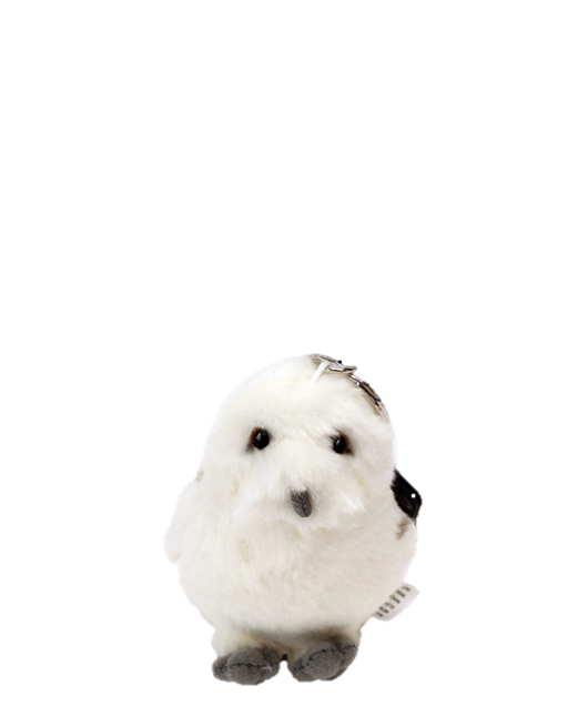 Hedwig Plush Keychain - Soft White Owl Key Ring for Harry Potter Fans