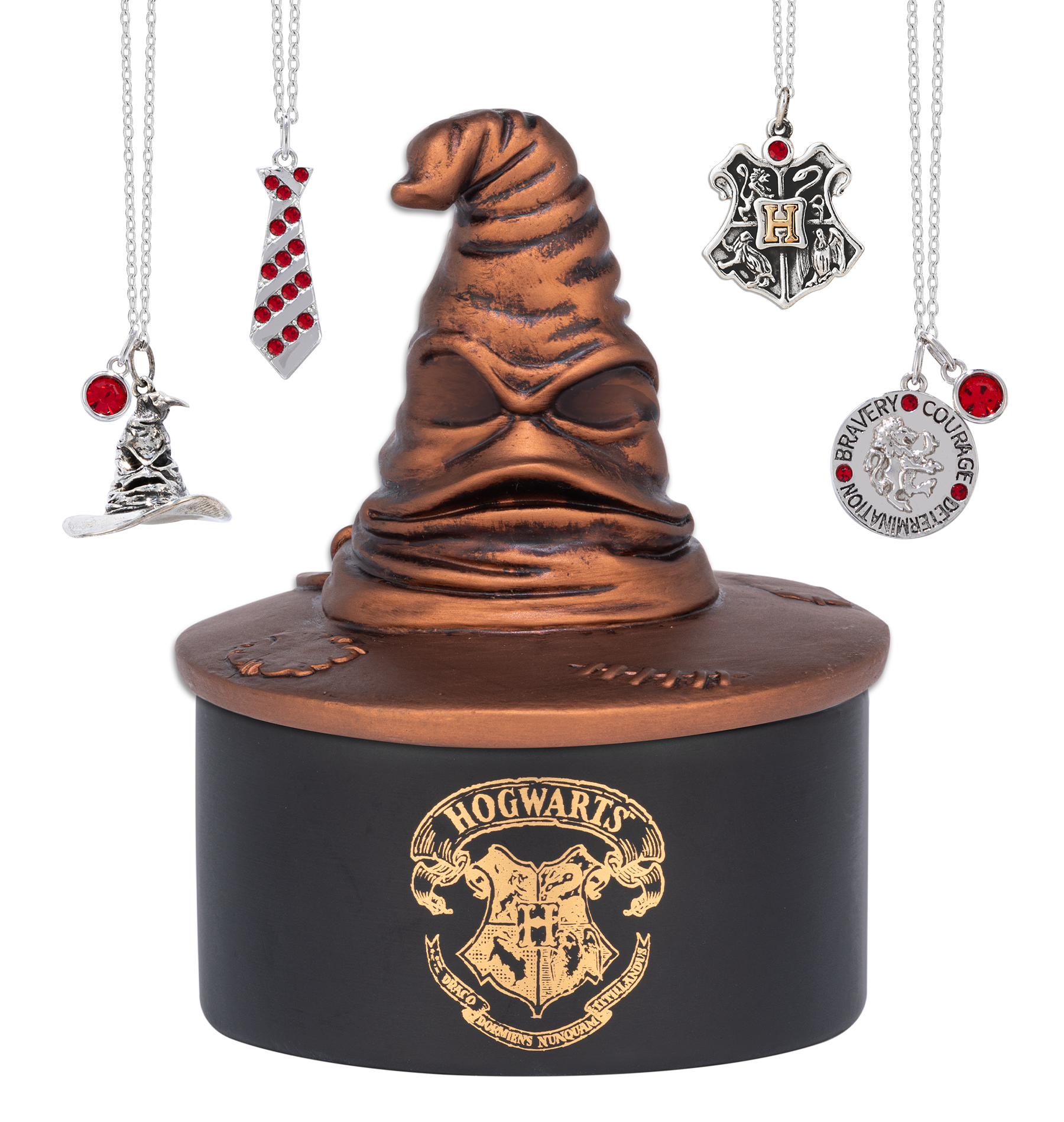 Gryffindor Sorting Hat Jewelry Candle with Sterling Silver Necklace | Charmed Aroma