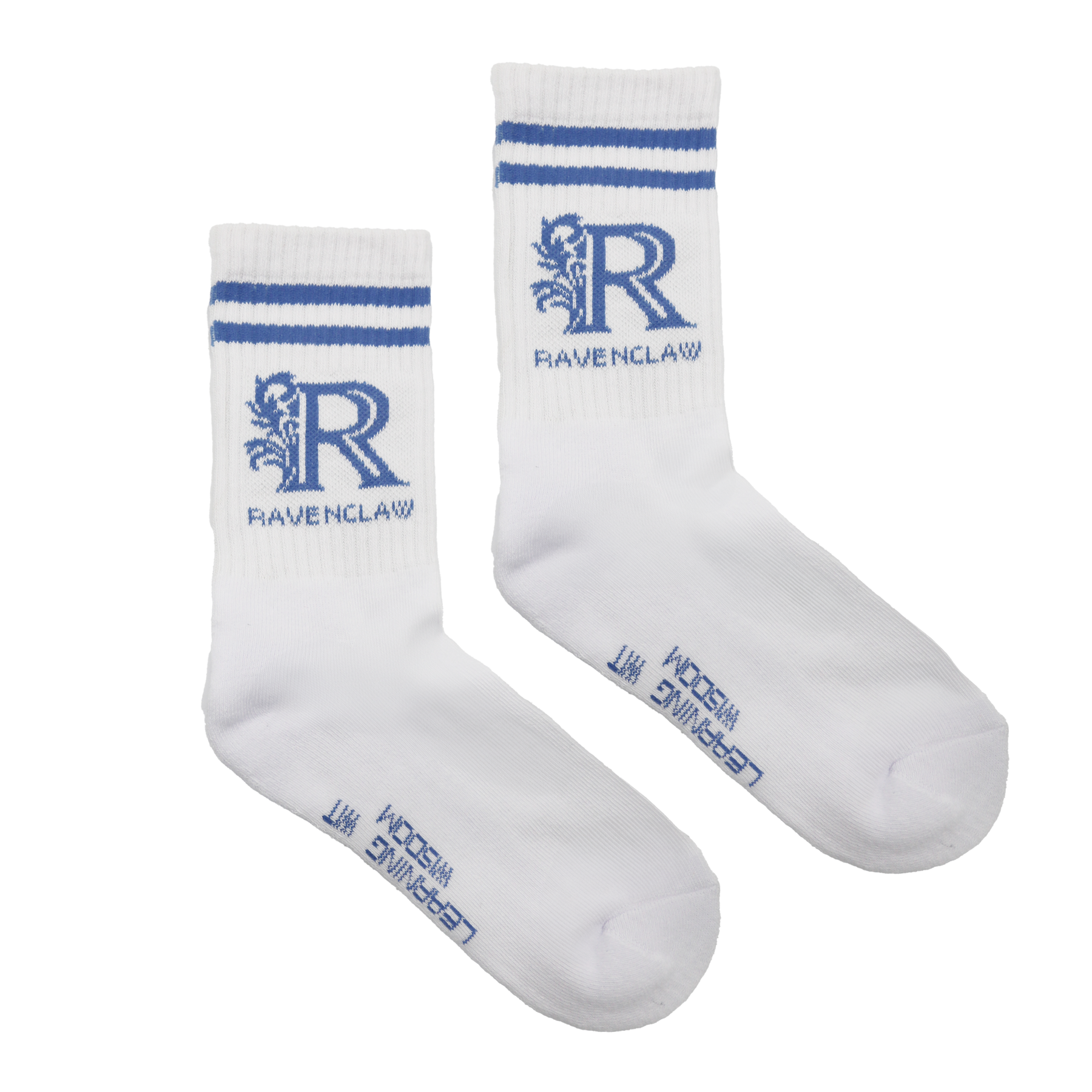 Ravenclaw House Socks with Embroidered 'R' | House Mascot Collection