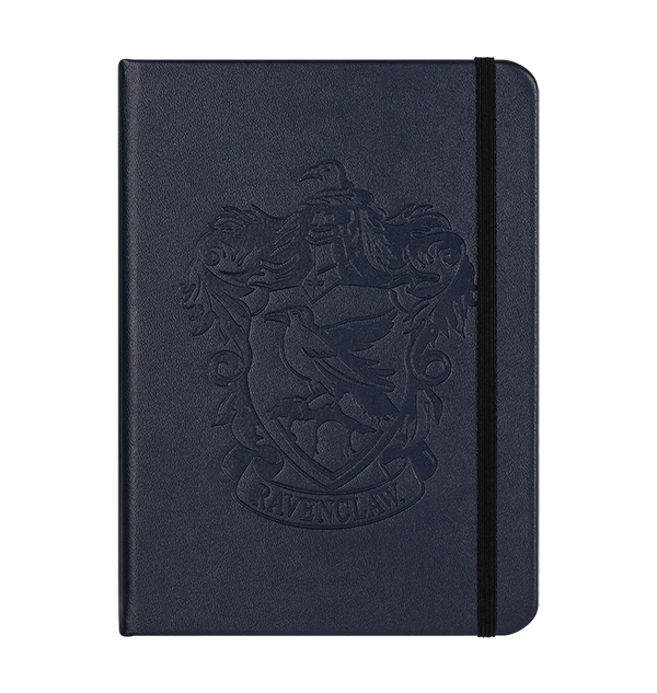 Personalized Ravenclaw Notebook with Embossed Crest & Elastic Closure | 72 Pages