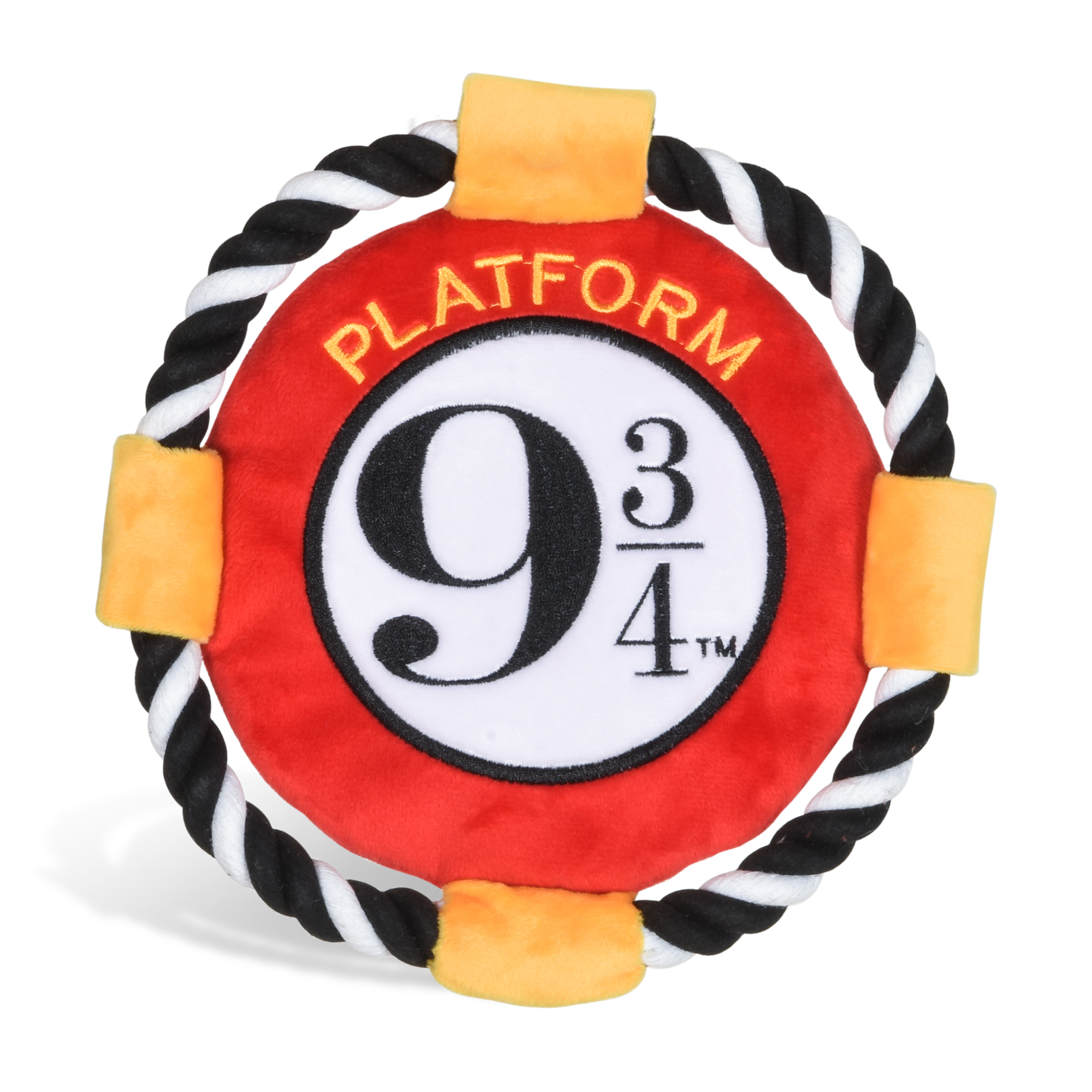 Harry Potter Platform 9 3/4 Dog Frisbee Toy | Plush & Rope Design