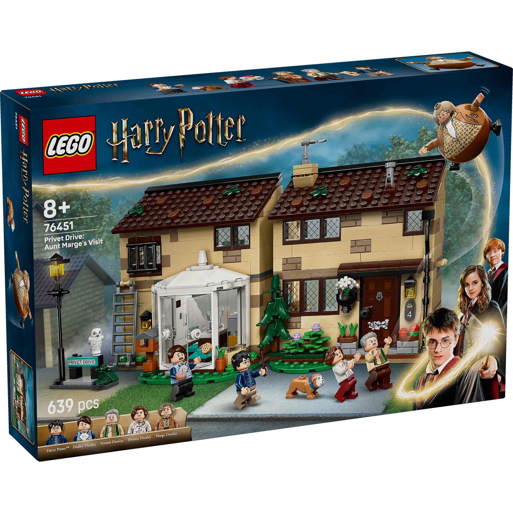 LEGO Harry Potter Privet Drive Playset with Minifigures | Aunt Marge's Visit