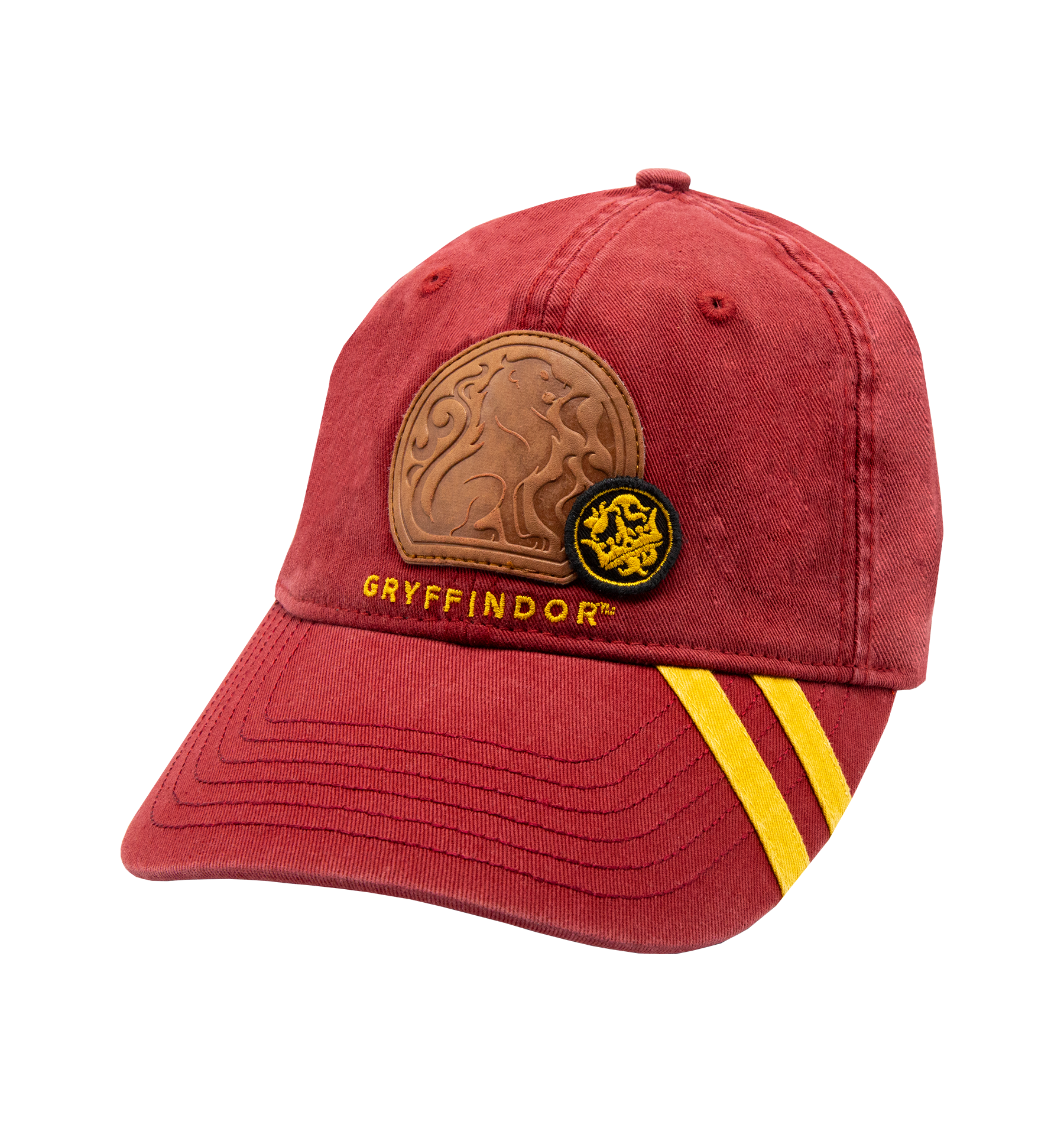 Gryffindor Baseball Cap with Embroidered Lion Patch | Adjustable