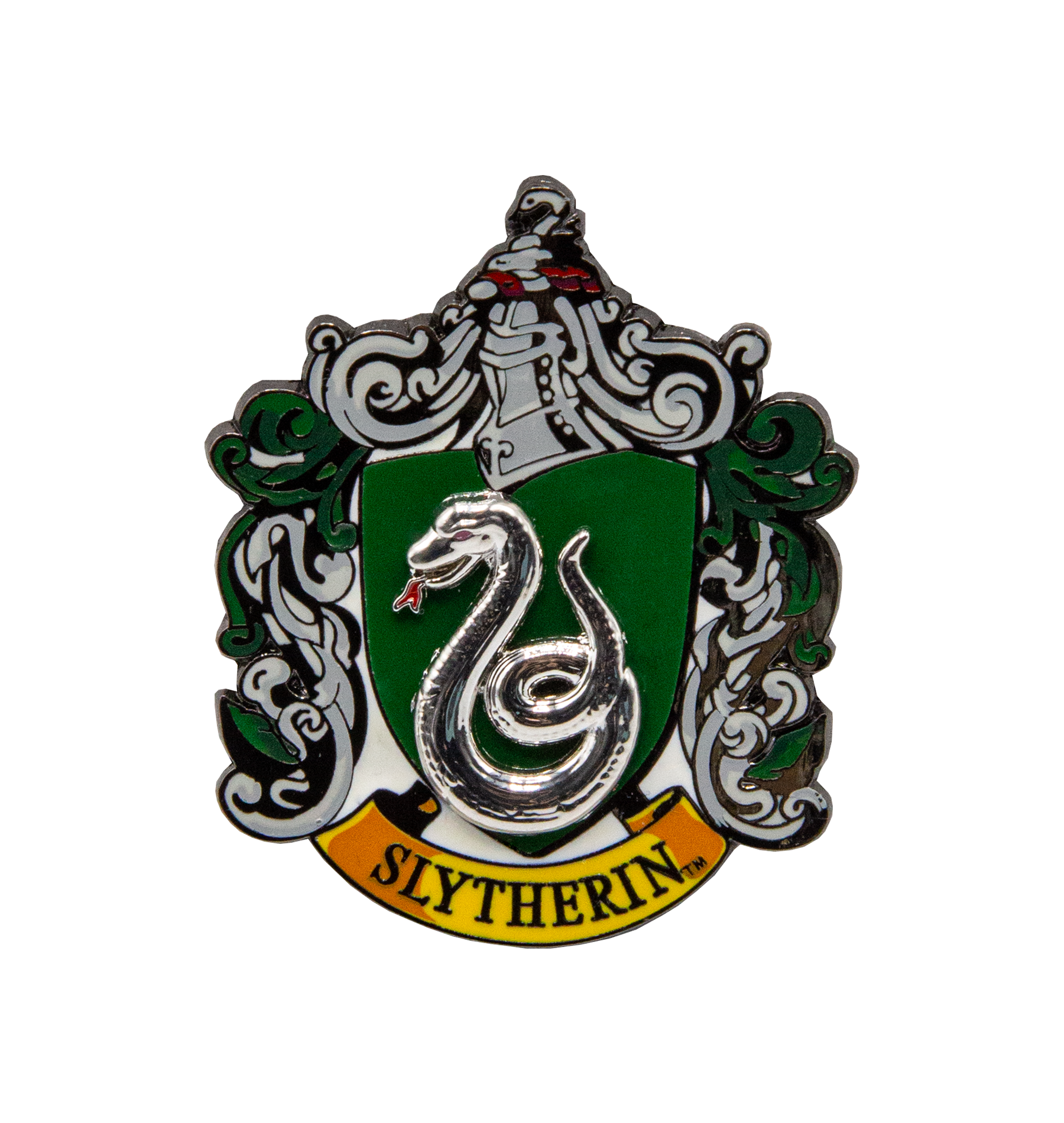 Slytherin Crest Pin for Wizarding World Fans | Enamel House Pride Badge