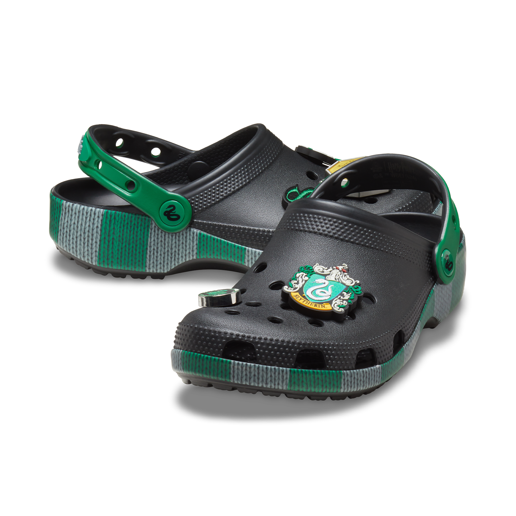 Slytherin House Crocs with Jibbitz Charms | Harry Potter Inspired