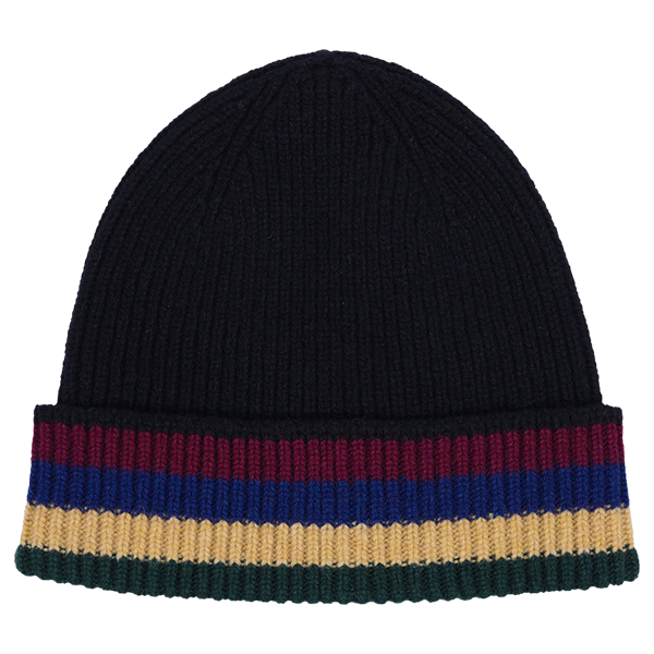 Hogwarts Striped Beanie in House Colors | Lochaven Wool Knit