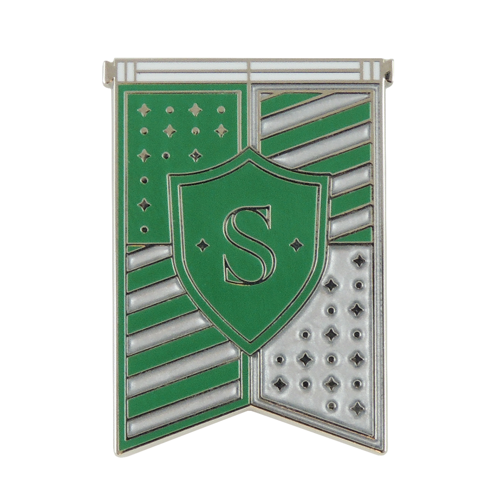 Slytherin House Banner Enamel Pin | Harry Potter Fan Club Gift