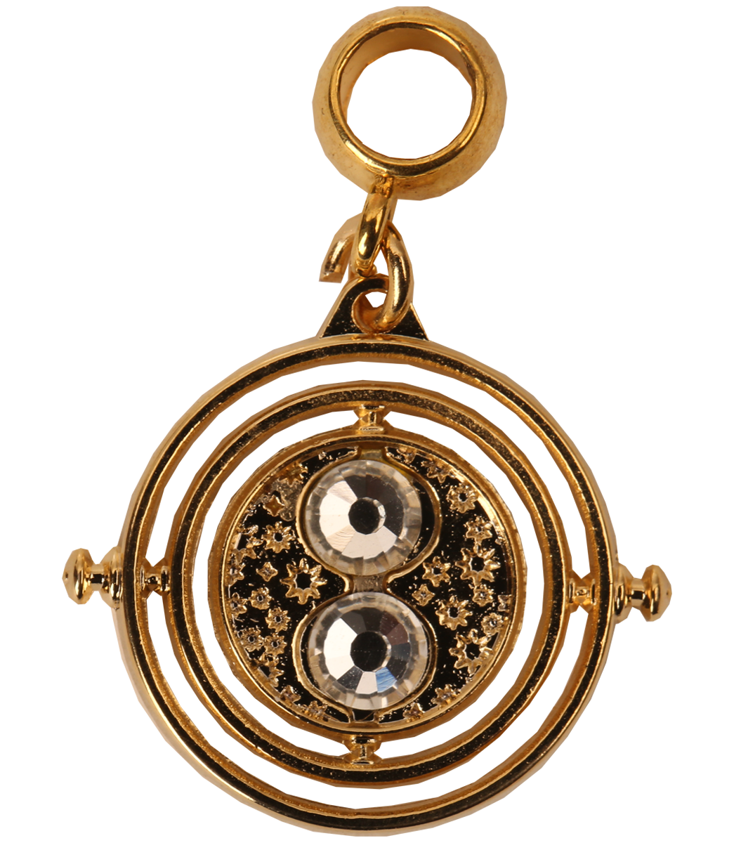 Harry Potter Time-Turner Slider Charm with Crystal Details | Wizarding Jewelry