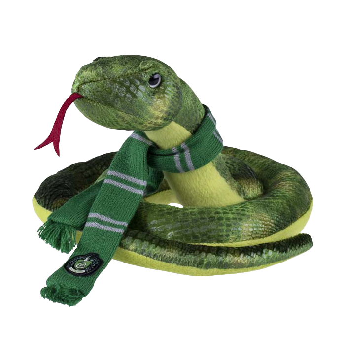 Slytherin Snake Plush Toy with Scarf & Embroidered Badge | Hogwarts Gift