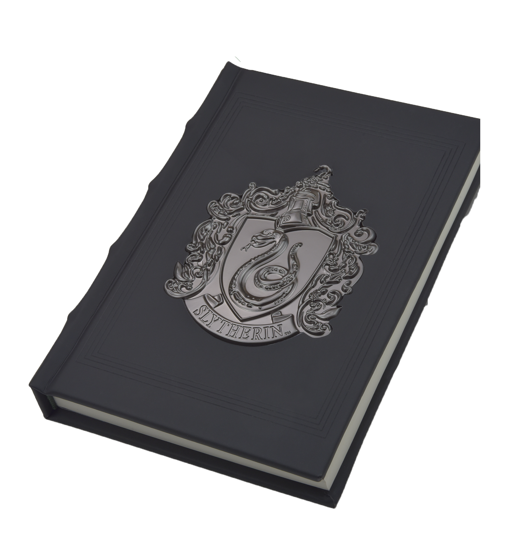 Slytherin House Crest Journal with Metal Emblem | Harry Potter Notebook