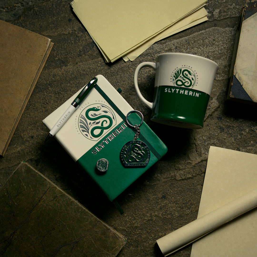 Slytherin House Mug with Serpent Design | 18oz Ceramic Cup for Coffee & Tea