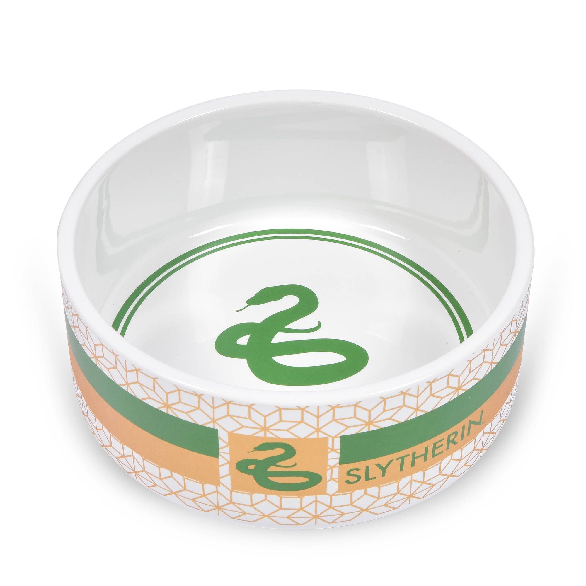 Slytherin Ceramic Pet Bowl for Dogs & Cats | Harry Potter