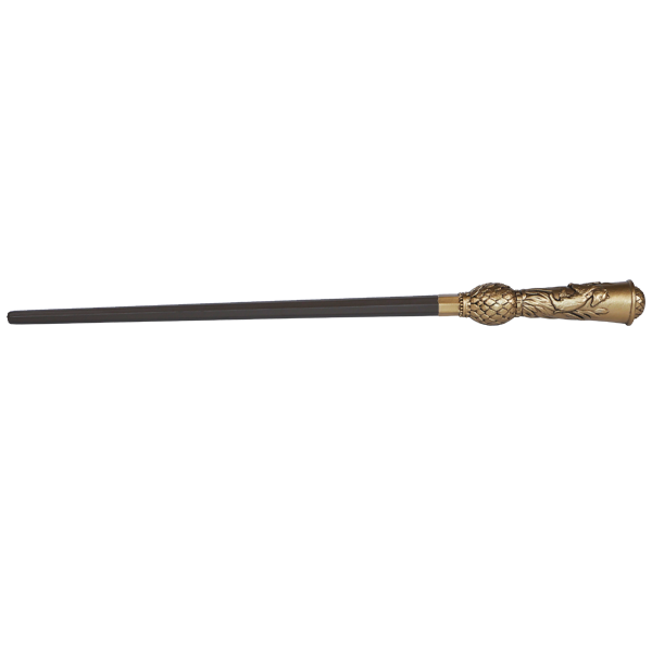 Hufflepuff Wand with Golden Cup Design | Collectible Harry Potter Wand