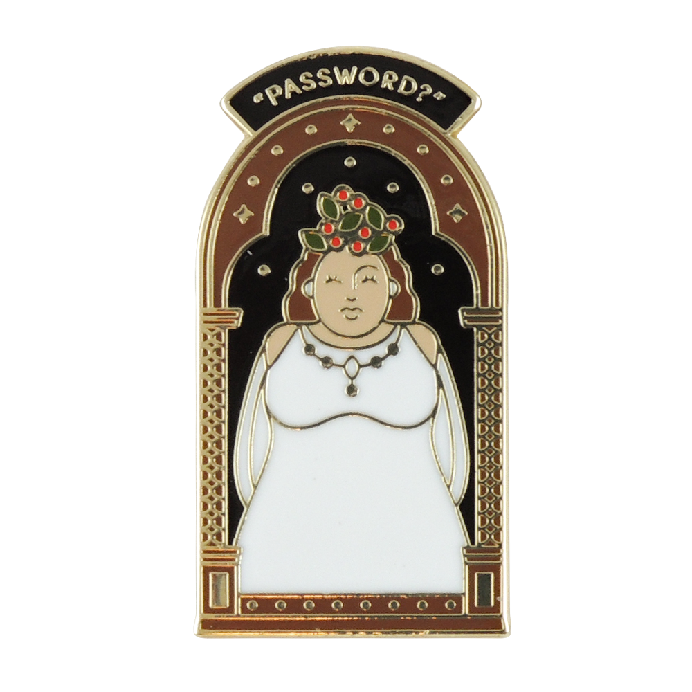 Fat Lady Enamel Pin for Gryffindor Fans | Harry Potter Collectible