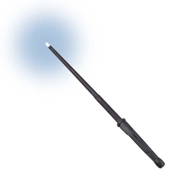 Harry Potter Toy Wand with Light-Up Effect & Velvet Pouch | Weasley's Wizard Wheezes