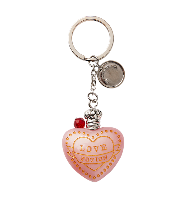 Harry Potter Love Potion Keyring with Heart Charm | Amortentia Gift