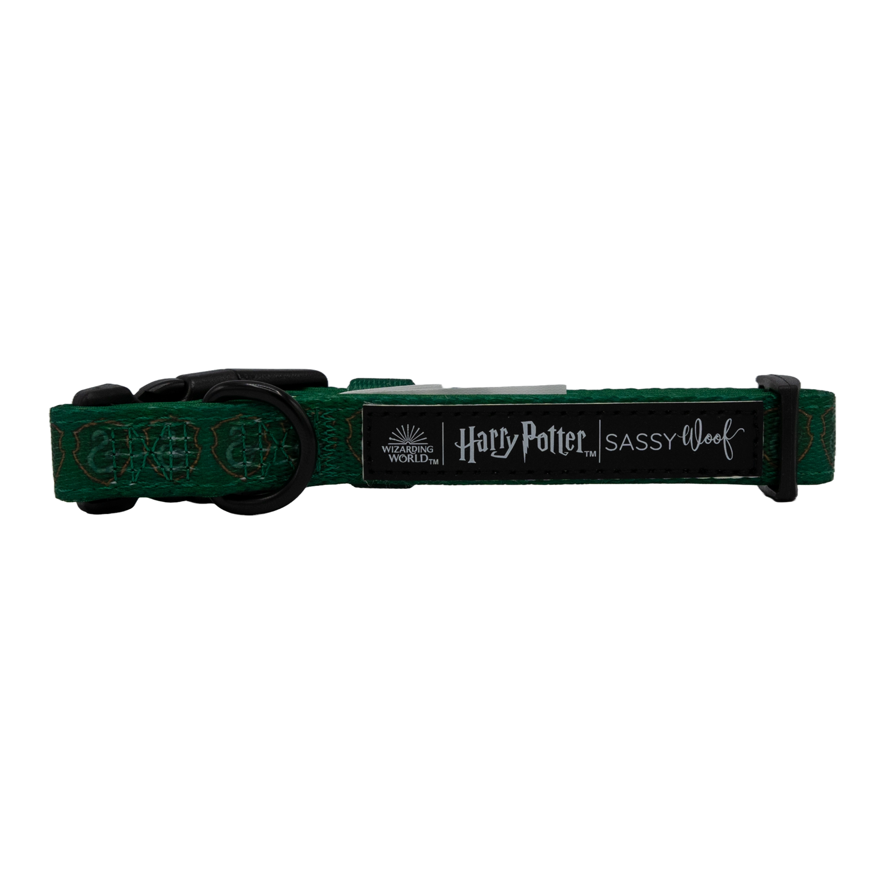 Slytherin Pet Collar for Dogs - Durable Neoprene with House Crest | Sassy Woof