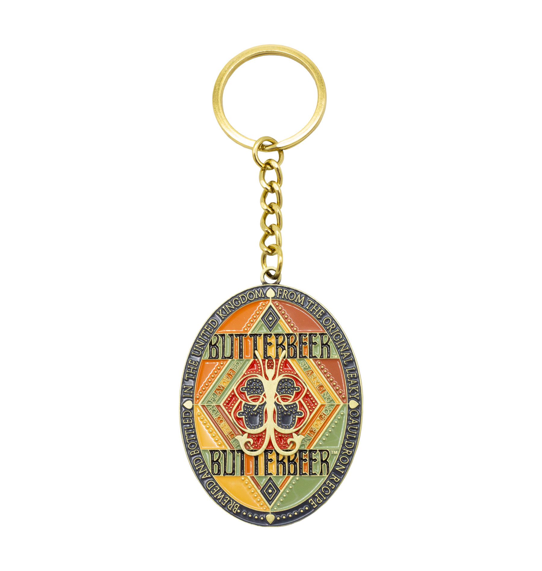 Butterbeer Logo Keychain for Harry Potter Fans | MinaLima Design