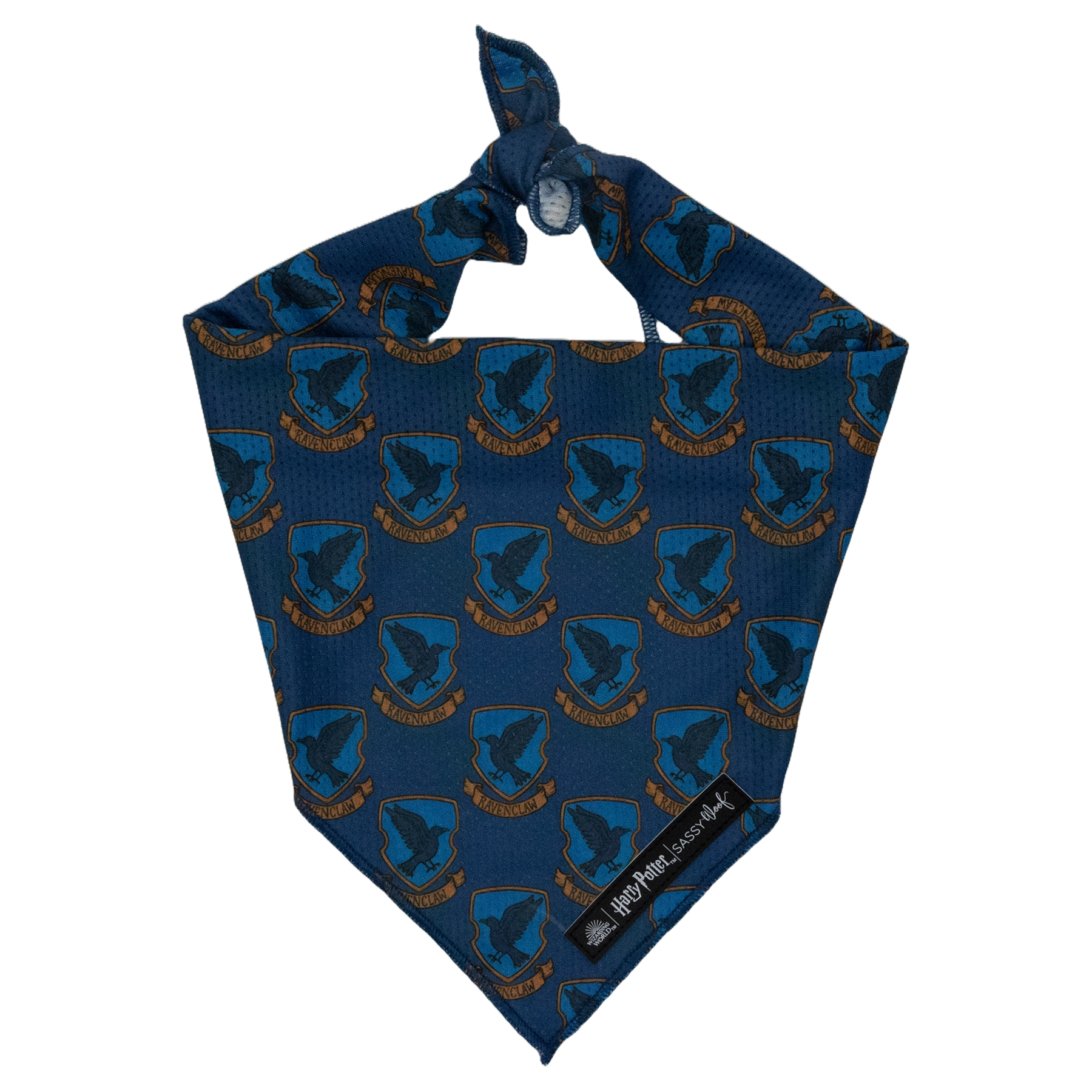 Ravenclaw Pet Bandana for Dogs - Cooling Mesh with House Crest | Sassy Woof