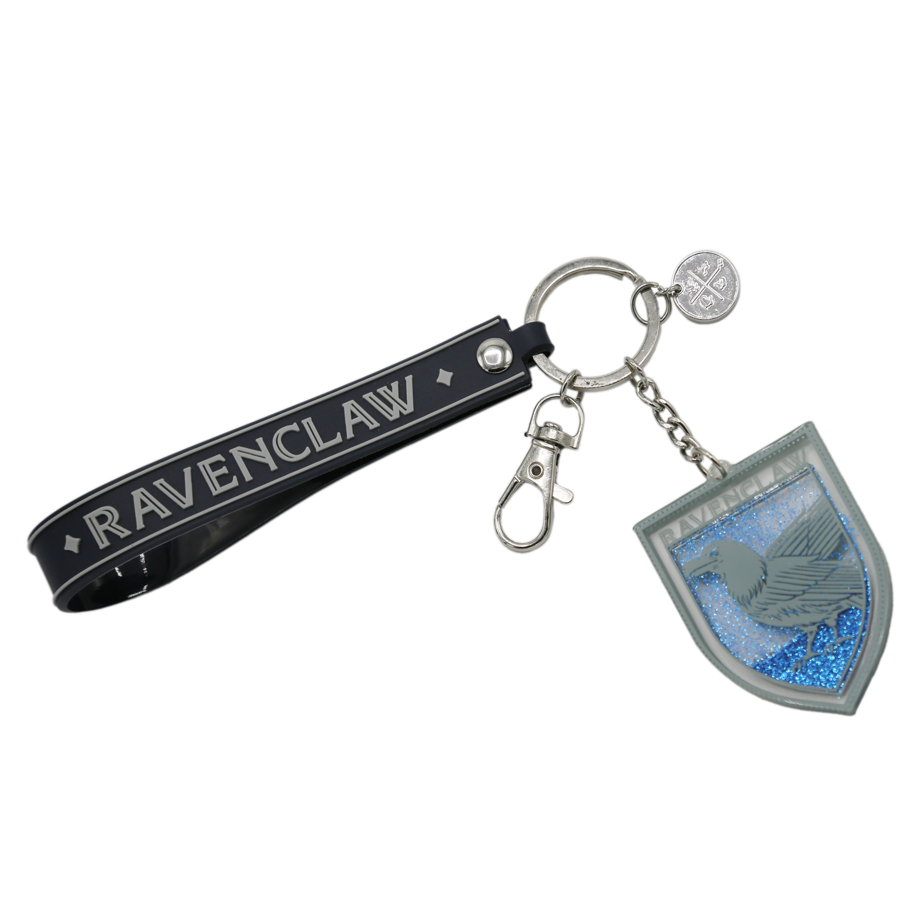 Ravenclaw Bag Charm with Eagle Mascot & Blue Glitter | Harry Potter