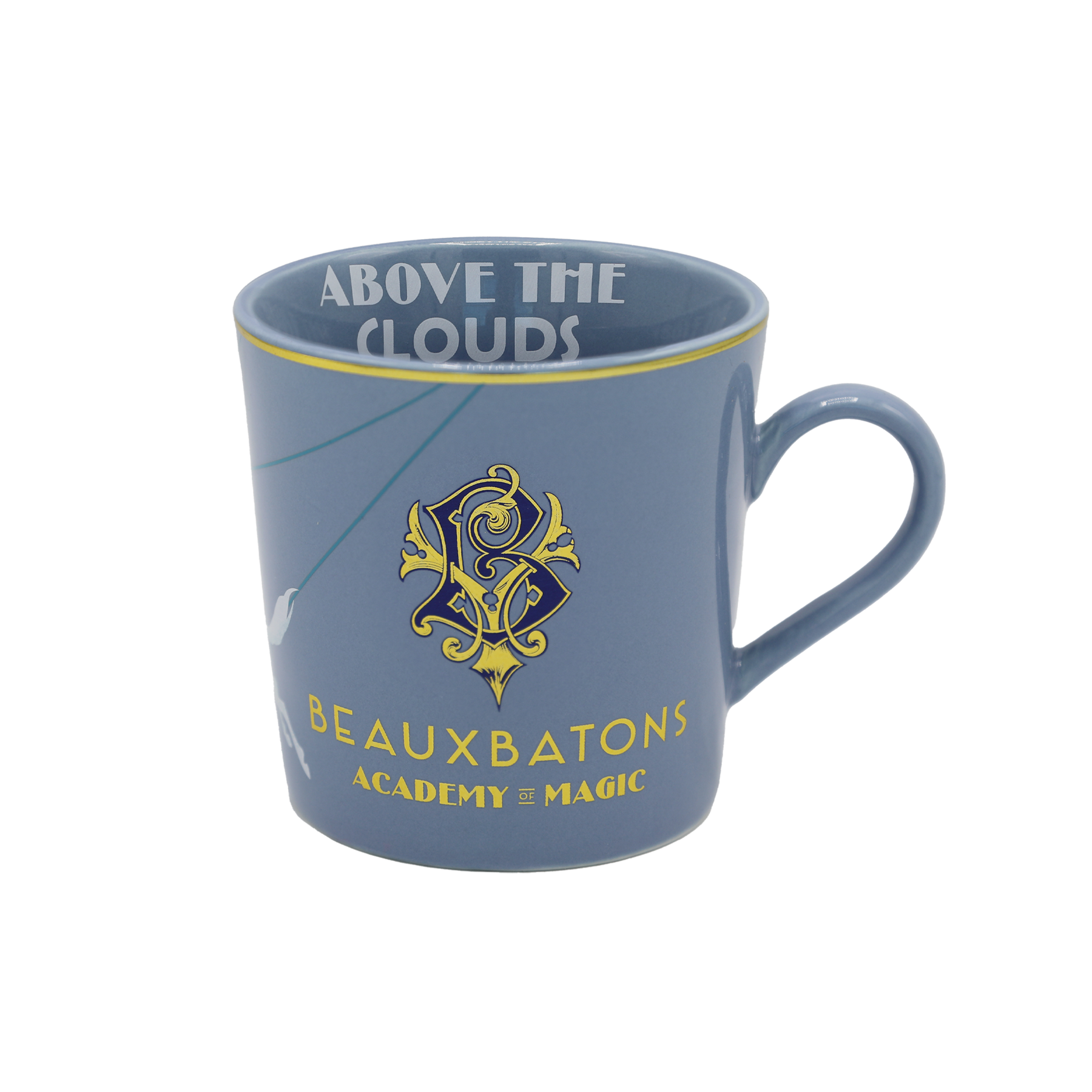 Beauxbatons Ceramic Mug with Gold Foil Accents | Wizarding World Gift