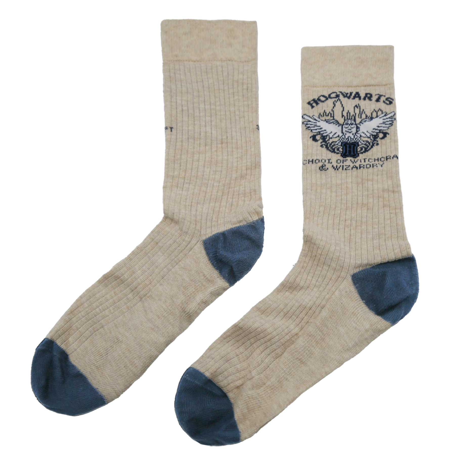 Harry Potter Hogwarts Socks with Hedwig Design | Magical Cotton Blend