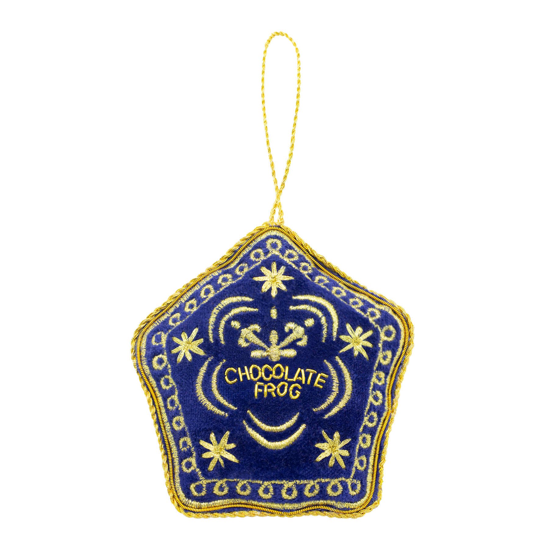Chocolate Frog Plush Ornament for Christmas Tree | Handcrafted Harry Potter Decor