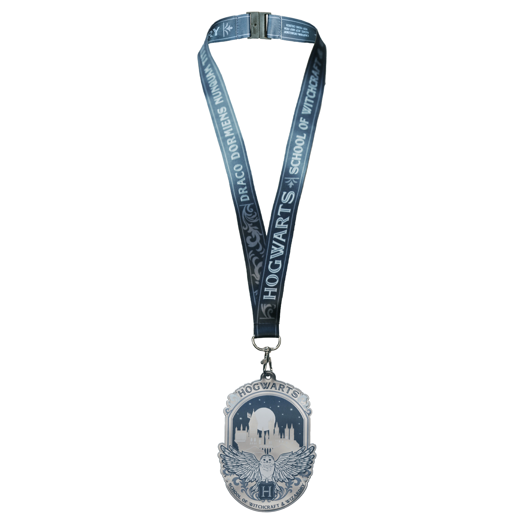 Hogwarts Lanyard with PVC Card Holder & Metal Clip | Magical Accessory