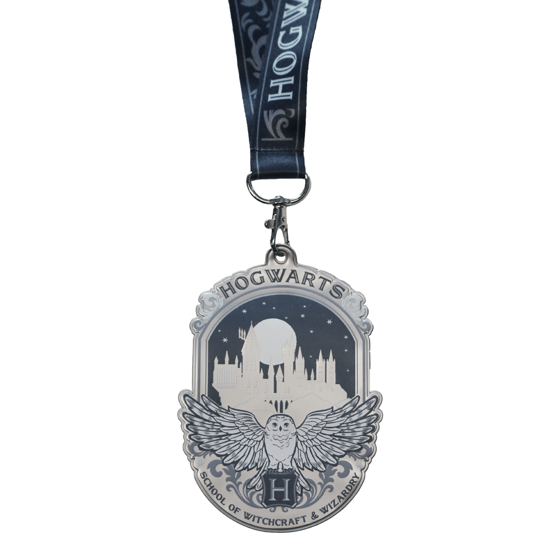 Hogwarts Lanyard with PVC Card Holder & Metal Clip | Magical Accessory
