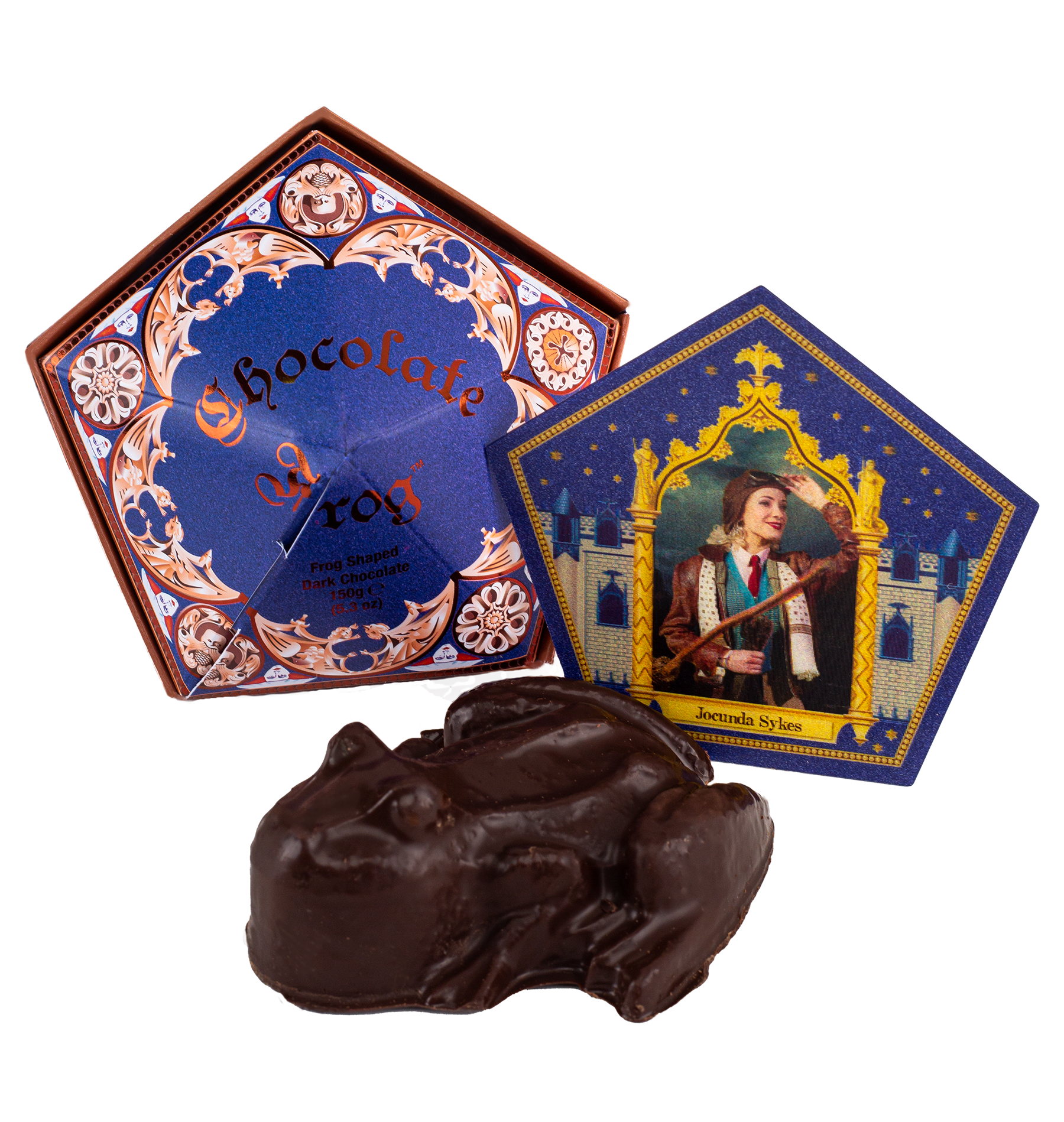 Harry Potter Dark Chocolate Frog with Wizard Card | Film Packaging