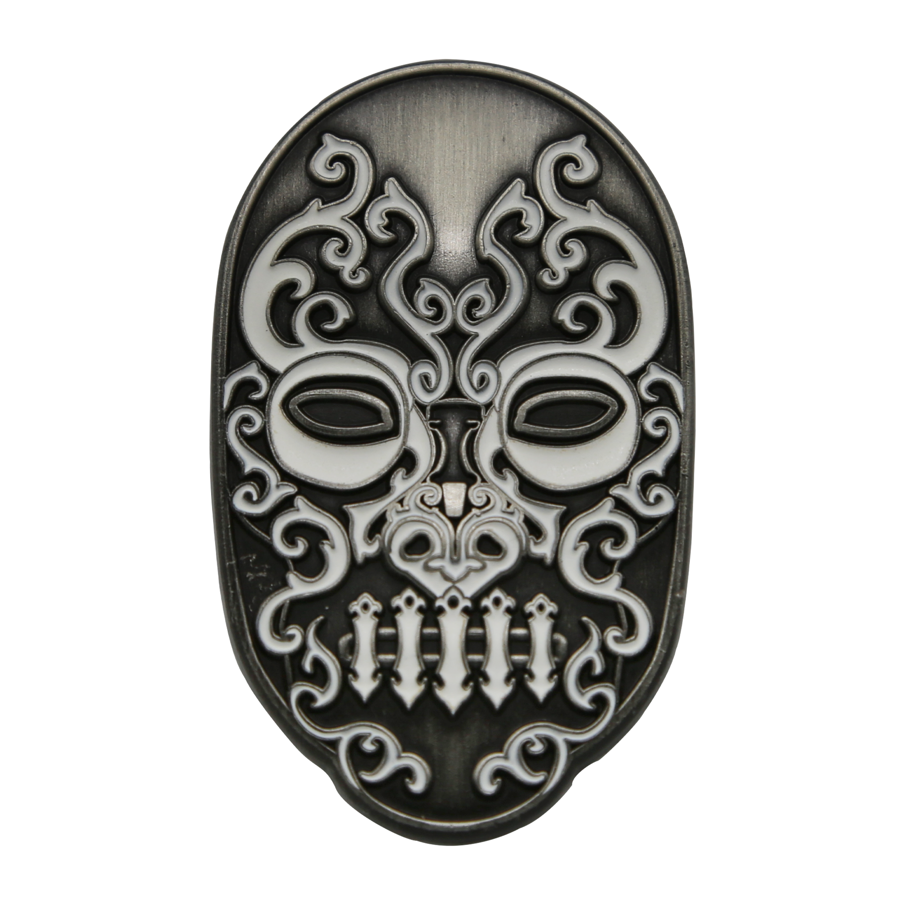 Glow-in-the-Dark Death Eater Mask Enamel Pin | Harry Potter Collectible