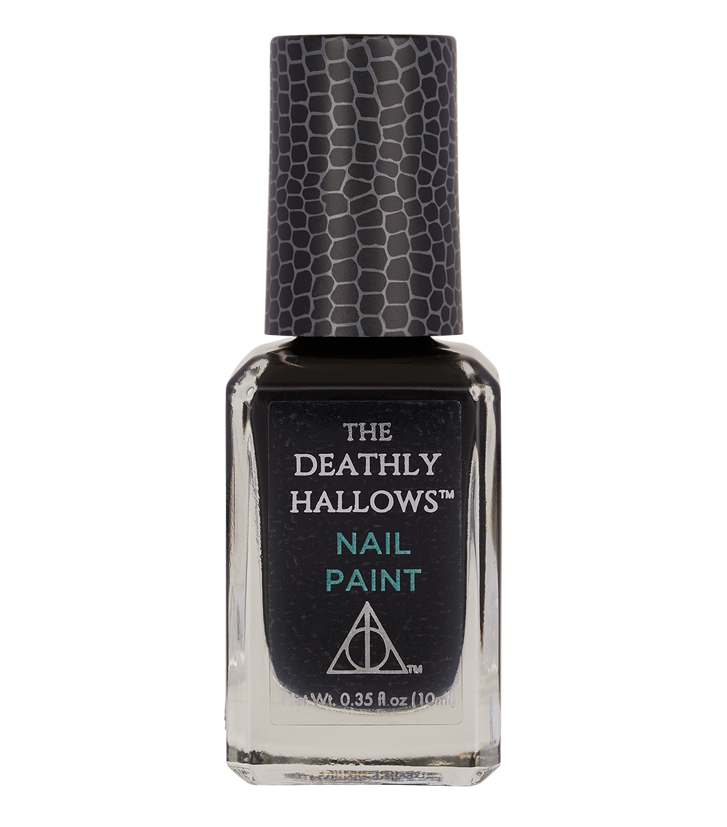 Matte Black Deathly Hallows Nail Polish | Vegan & Cruelty-Free