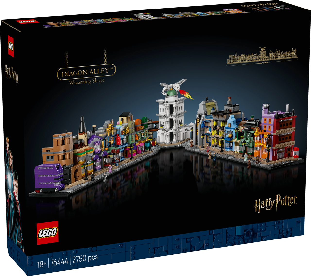 LEGO Harry Potter Diagon Alley Wizarding Shops Collectible Set