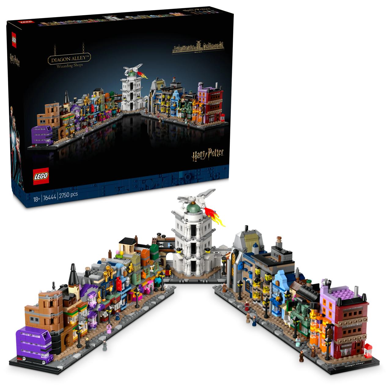 LEGO Harry Potter Diagon Alley Wizarding Shops Collectible Set